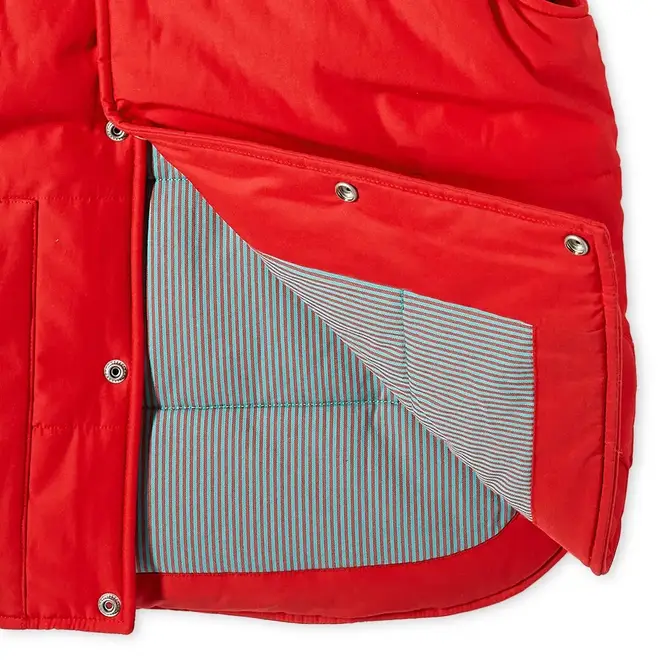 Columbia omni-tech titanium jacket куртка жіноча лижна коламбія Oversize Padded Face Vest Bright Red Detail