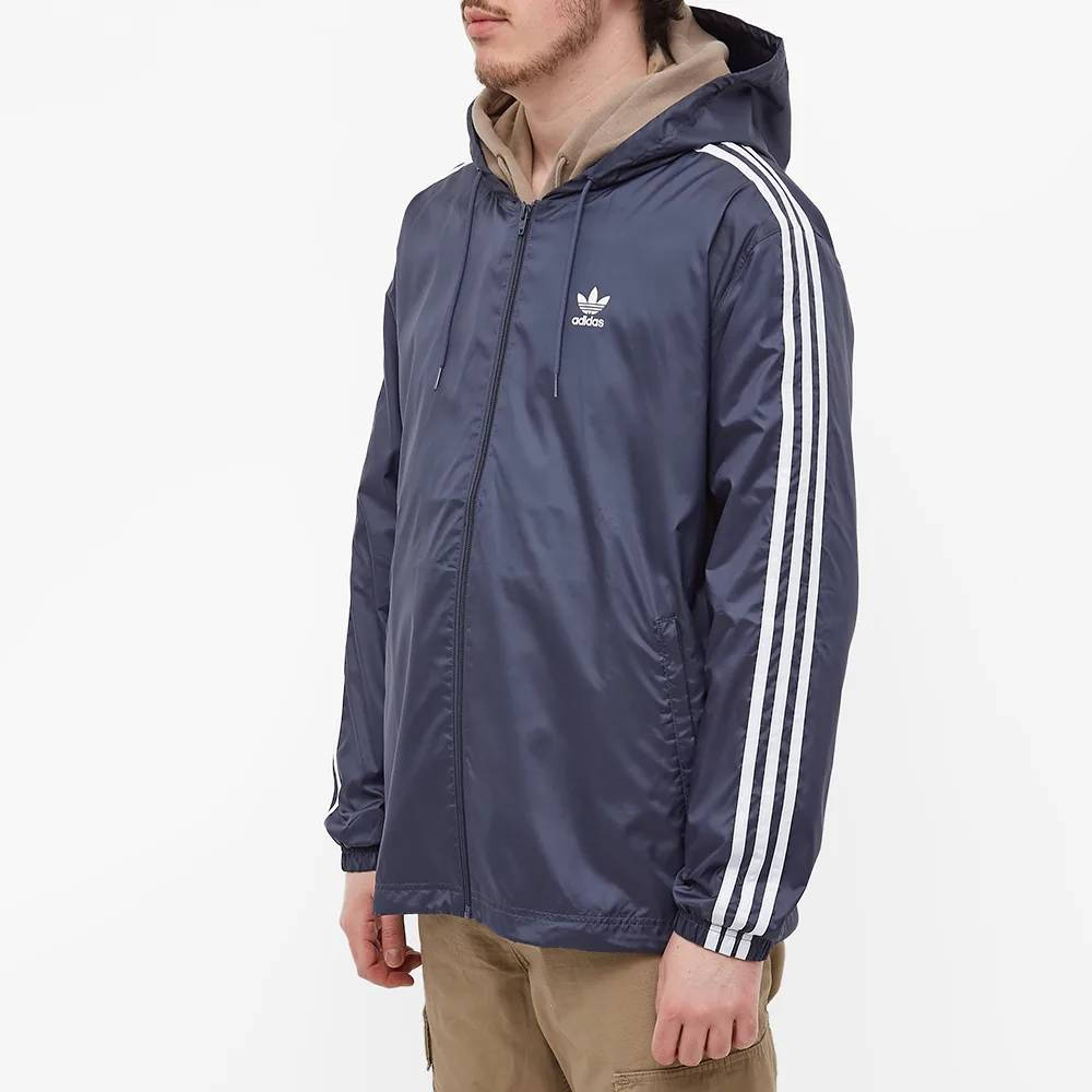 adidas Adicolor 3-Stripes Windbreaker Navy