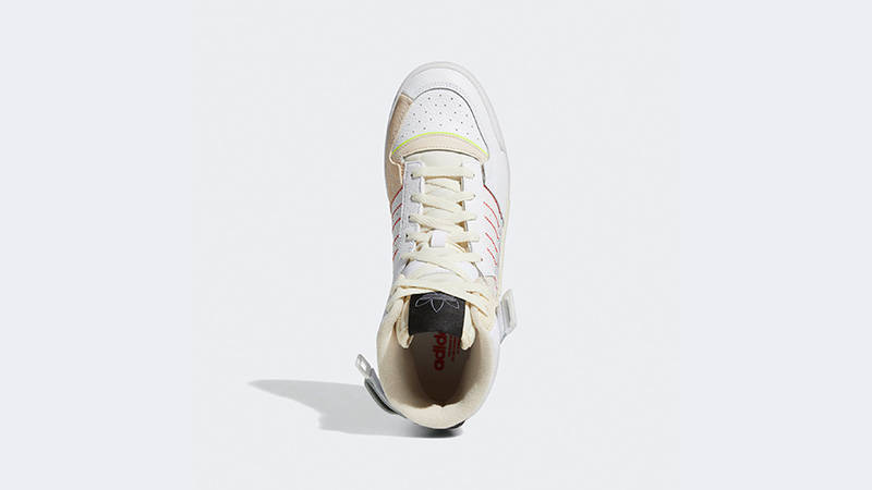 adidas Forum Exhibit Mid White Black Red GZ0946 middle
