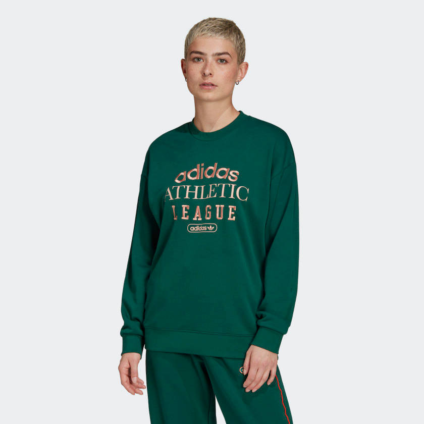adidas_Retro_Luxury_Crew_Sweatshirt_Green_HL0046_21_model