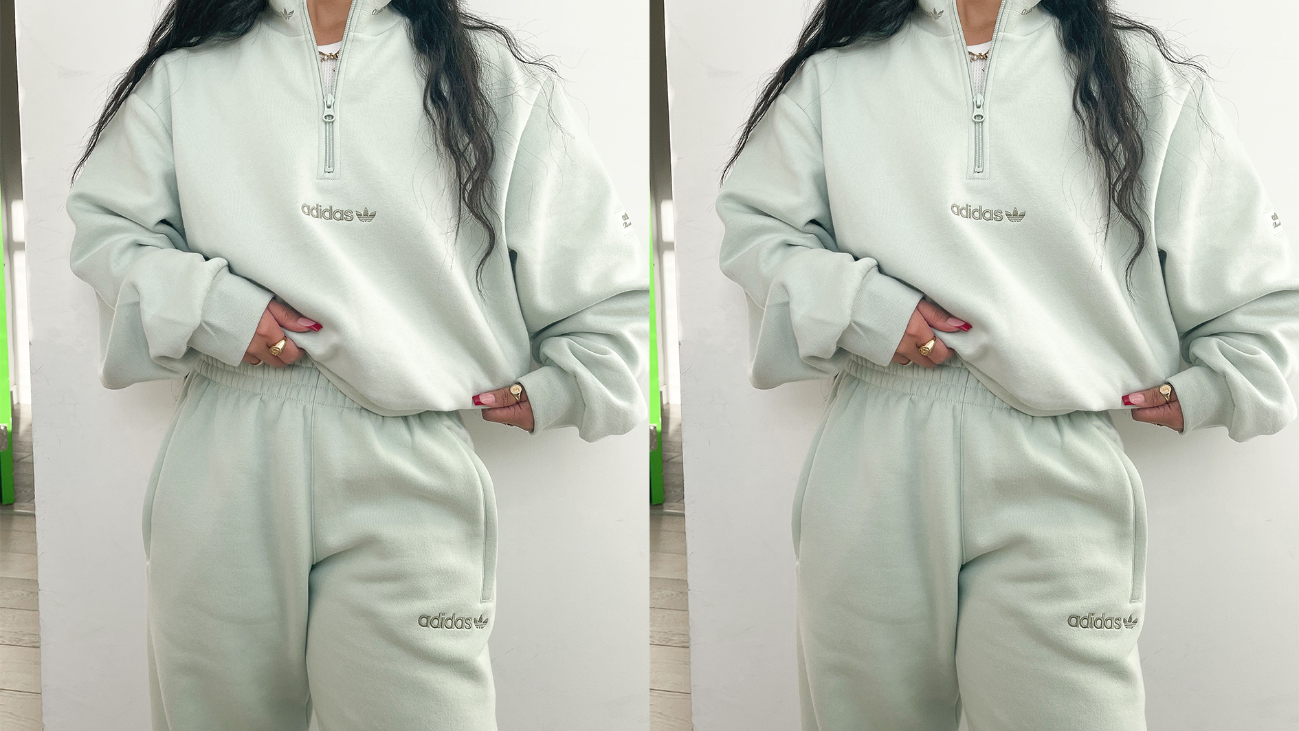 adidas trefoil sweatshirt
