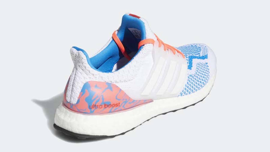 adidas Ultra Boost 5.0 DNA White Turbo Back