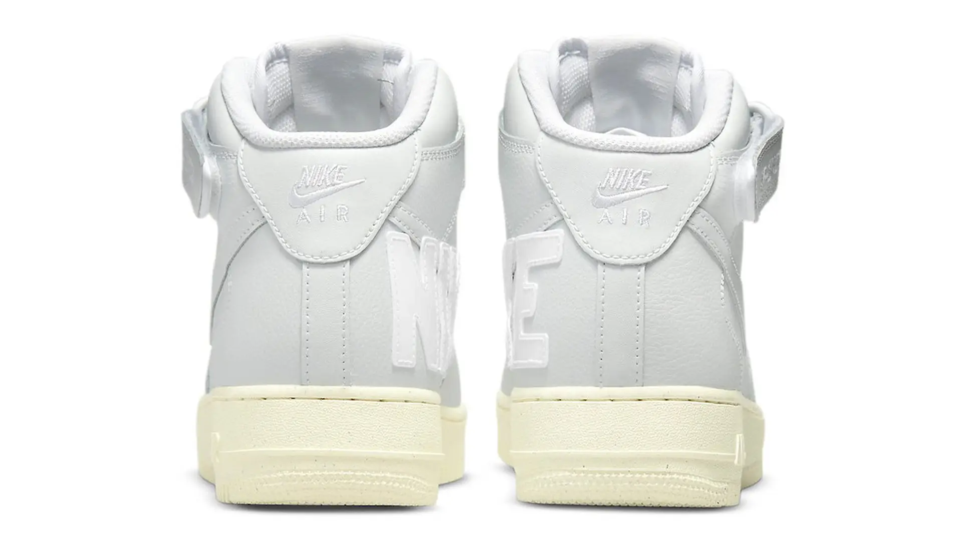 Oversized Details Decorate the Nike Air Force 1 Mid 