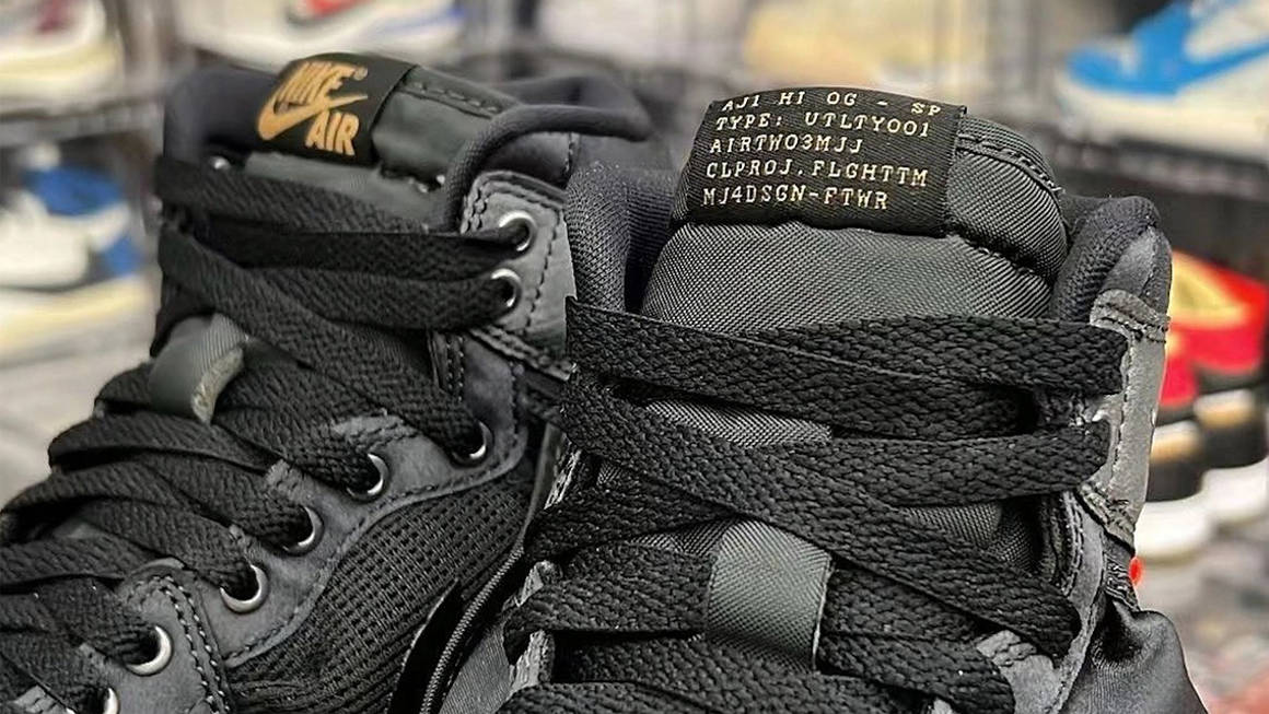Take a First Look at the Air Jordan 1 High SP Utility "Shadow Black