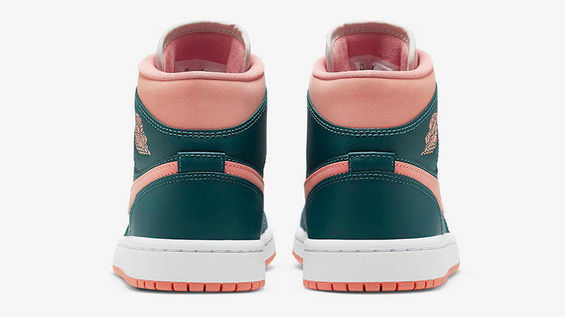 Air Jordan 1 Mid Dark Teal Green BQ6472-308 Back