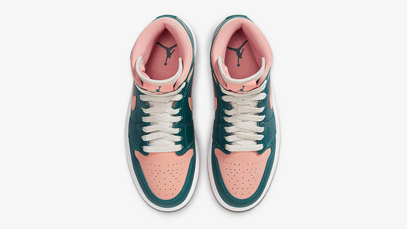 Air Jordan 1 Mid Dark Teal Green BQ6472-308 Top