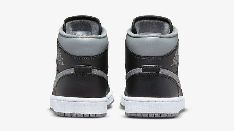 Air Jordan 1 Mid Grey Black BQ6472-007 Back