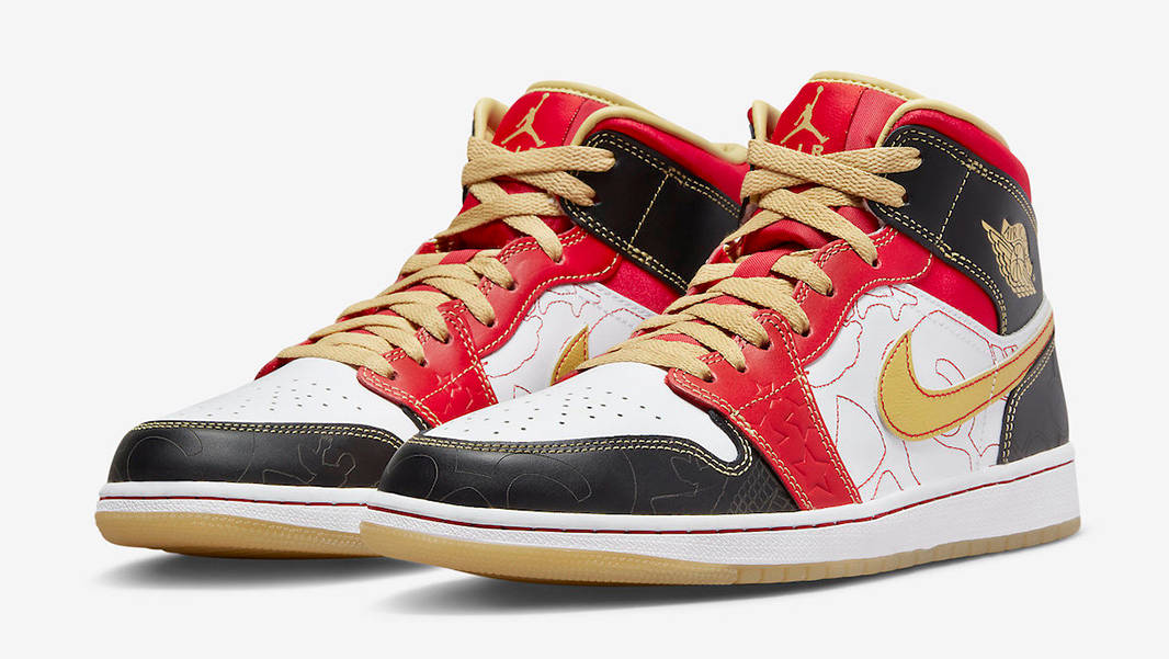 Air Jordan 1 Mid XQ White Gold Dust