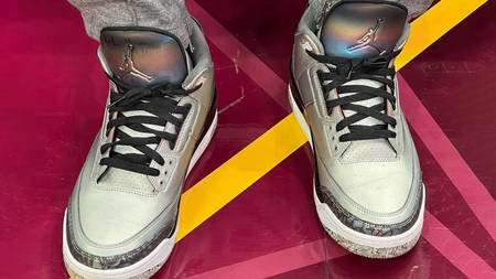 Fat Joe Flexes the Never-Before-Seen Air Jordan 3 "Space Hippie" at the NBA All-Star Game Fat Joe Flexes the Never-Before-Seen Air Jordan 3 "Space Hippie" at the NBA All-Star Game