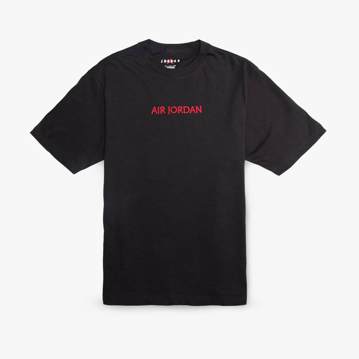 Jordan Air Black/White/Red Wordmark T-Shirt - L