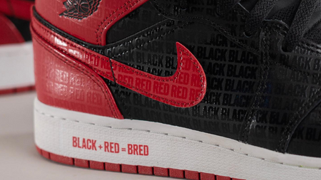 The Air Jordan 1 Mid "Bred" Comes with a Twist The Air Jordan 1 Mid "Bred" Comes with a Twist