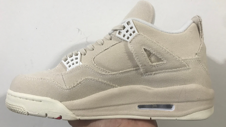 The Air Jordan 4 "Blank Canvas" is Primed For Customisation The Air Jordan 4 "Blank Canvas" is Primed For Customisation