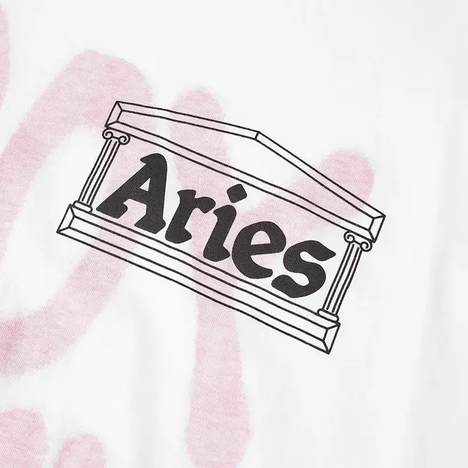 Aries Yoga Kills T-Shirt White Detail