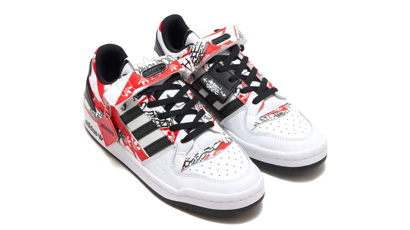 atmos x adidas Graffiti Pack Forum Low Shoes