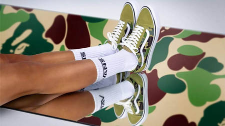 BAPE and Vans Join Forces Once Again to Work on the Old Skool and Sk8-Hi BAPE and Vans Join Forces Once Again to Work on the Old Skool and Sk8-Hi