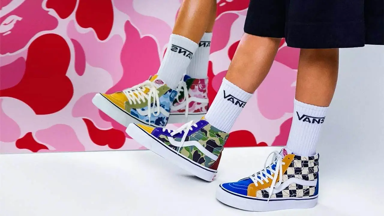 Bape vans sk8 on sale hi