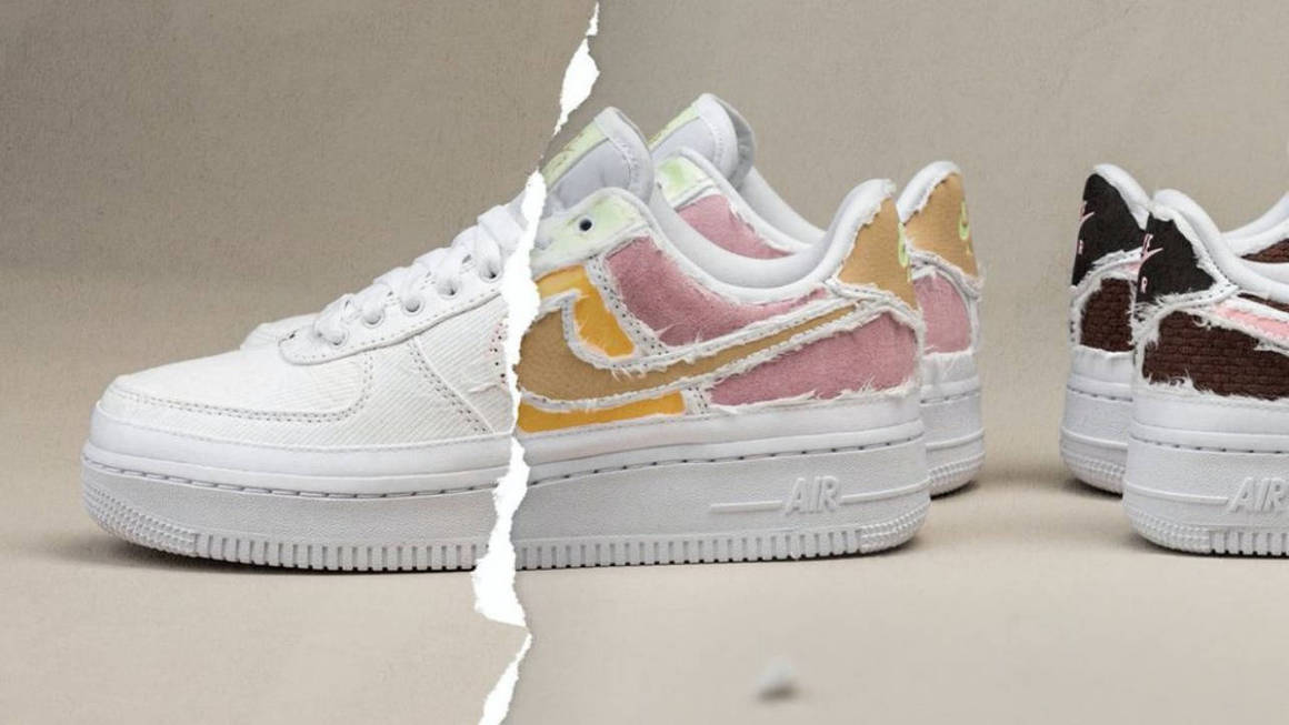 Best Air Force 1 Colourways &#8211; Nike Air Force 1 Tear-Away Arctic Punch Sesame