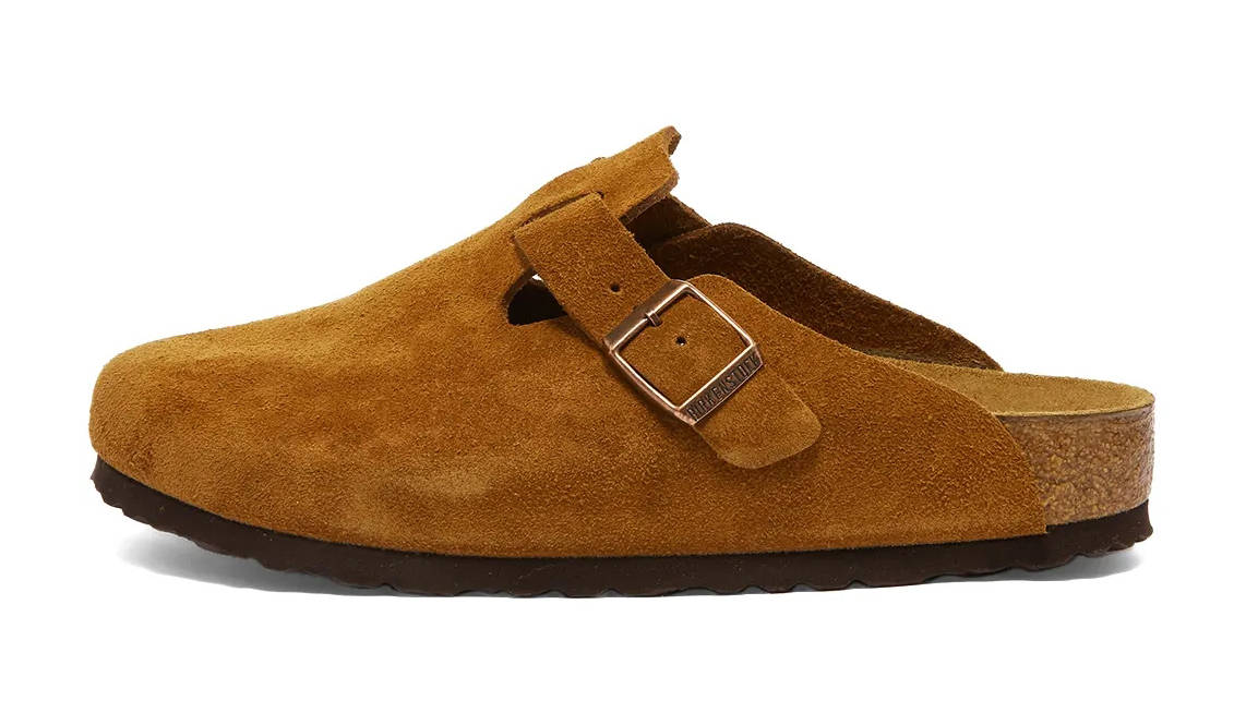 Birkenstock Boston SFB Mink Suede
