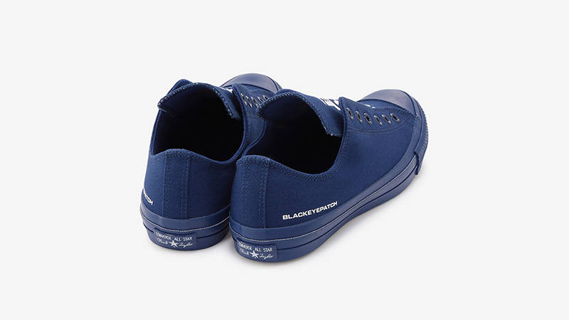 Black Eye Patch × Converse All Star 100 Slip Ox Navy back
