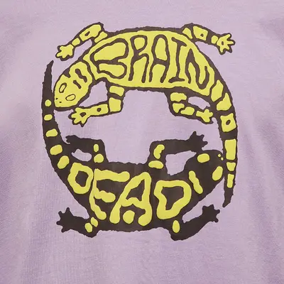 Brain Dead Lizard Lock T-Shirt Lavender BDF21T00001944PR07 Detail