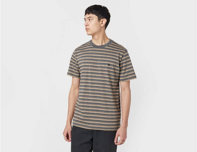 Carhartt WIP Gleeson Stripe T-Shirt Brown
