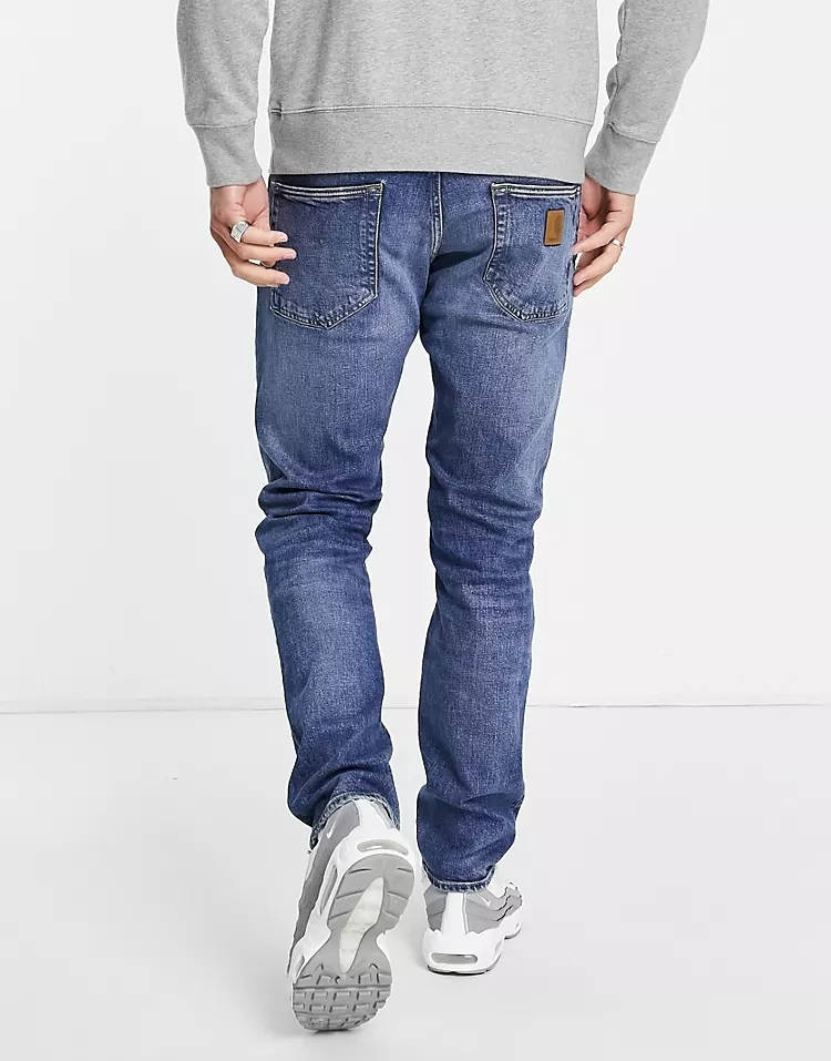 Carhartt WIP Klondike Relaxed Tapered Jeans Blue Back