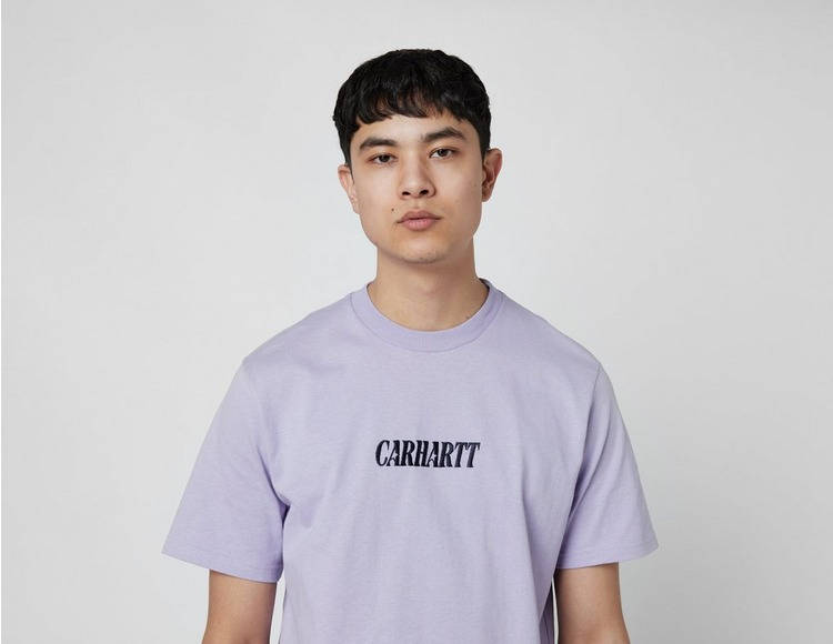 Carhartt WIP Multi Star Script T-Shirt Purple Detail