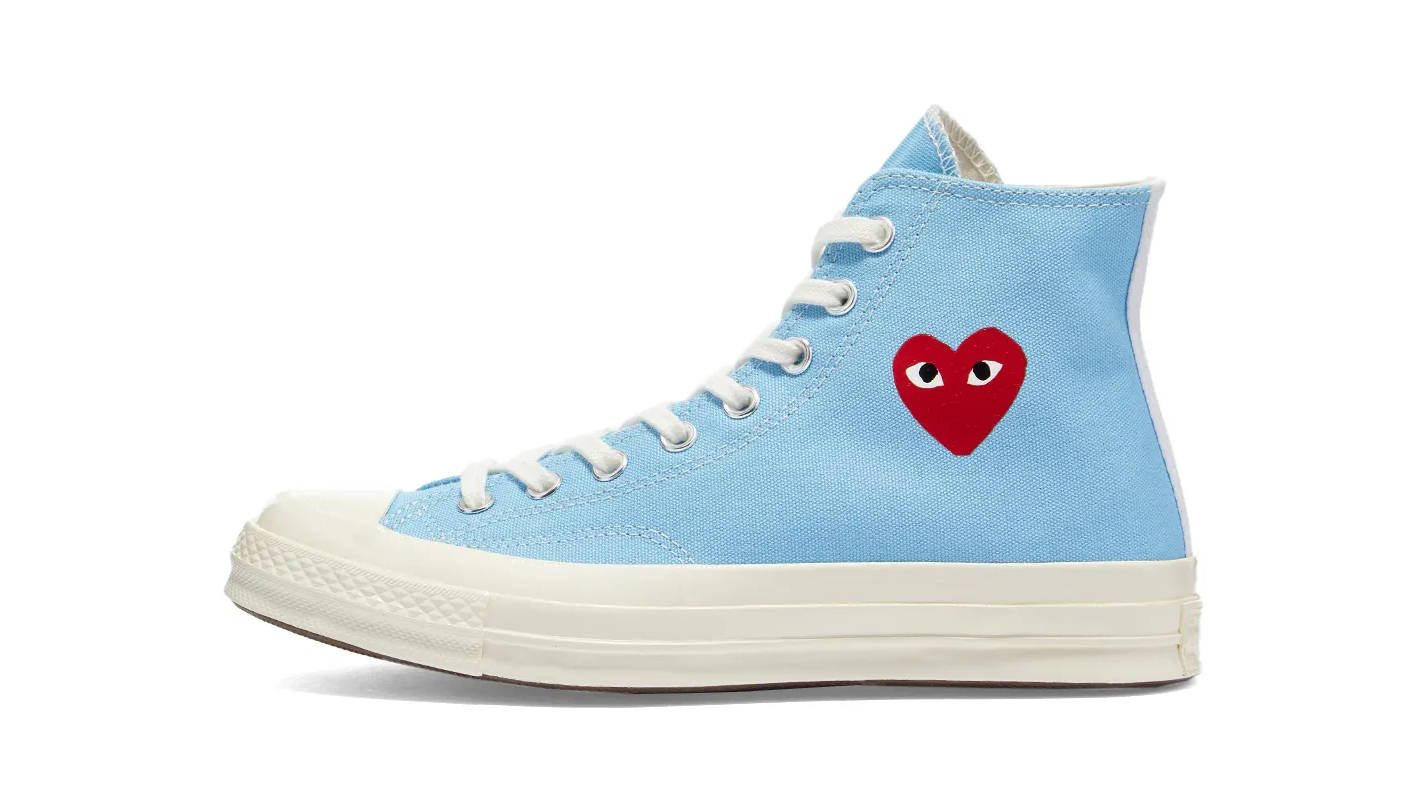 Comme des Garcons Play x Converse Chuck 70 High Blue