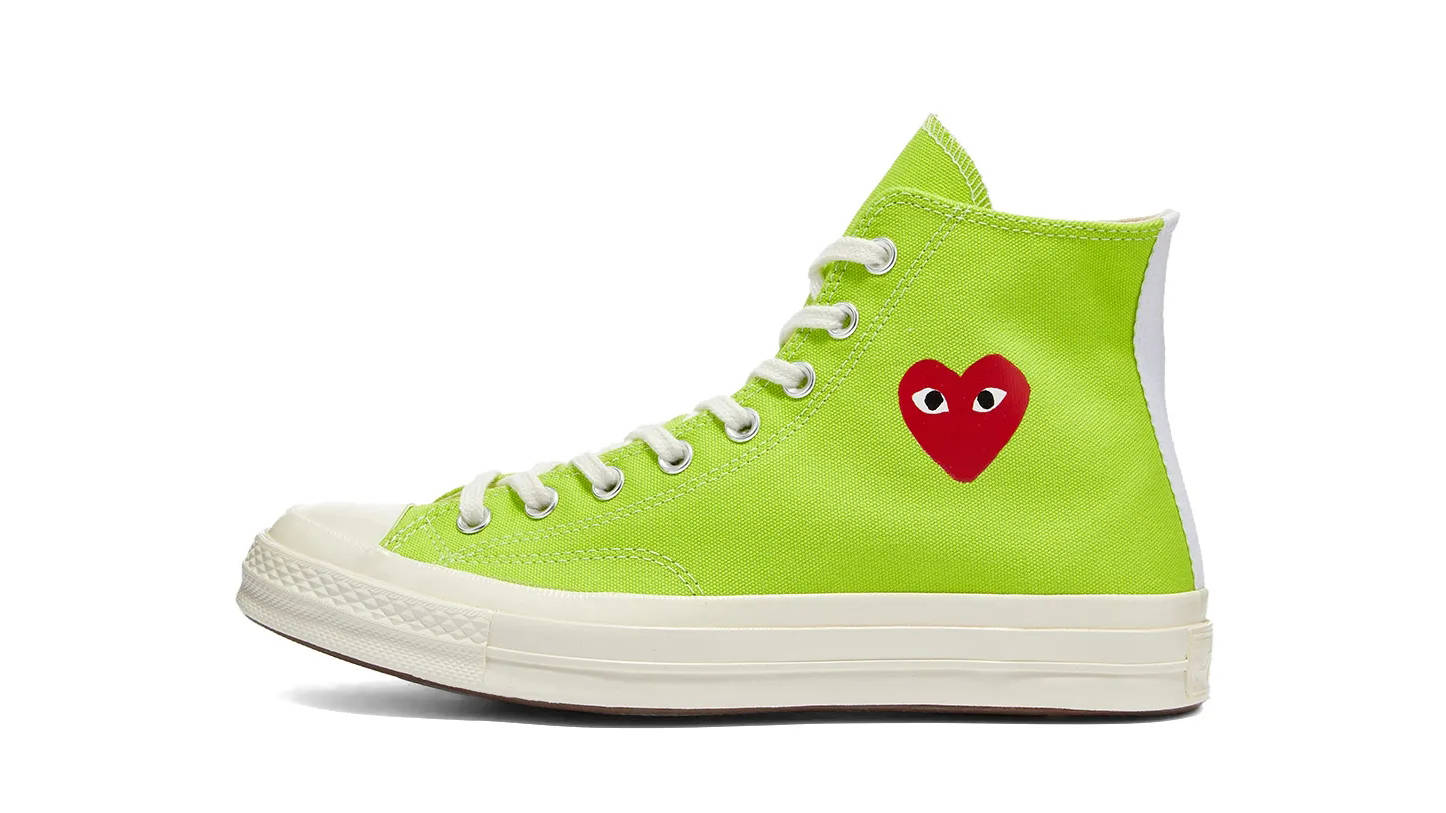 Comme des Garcons PLAY X Converse Chuck 70 High Green