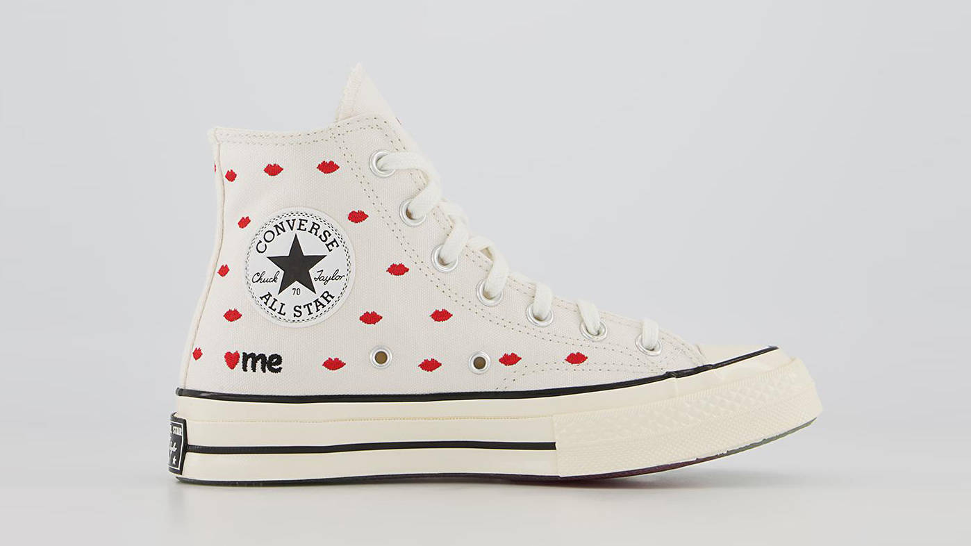 Converse Chuck 70 Crafted With Love High White Red