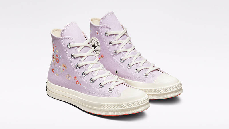 Converse Chuck 70 Floral High Pale Amethyst Multi