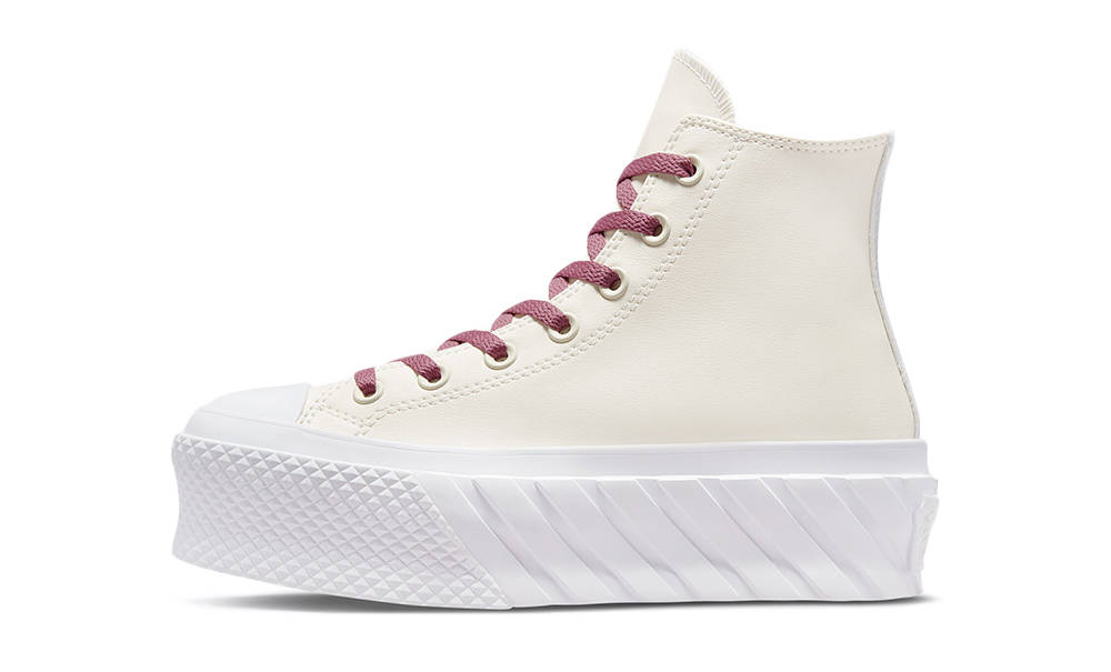 Converse Chuck Taylor Lift 2X Platform Metallic Pink White