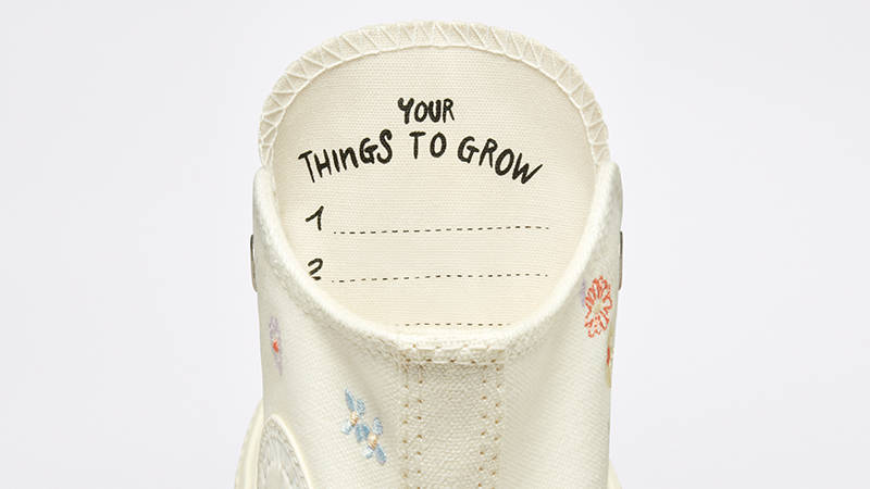 Converse Chuck Taylor Floral Platform High White Multi