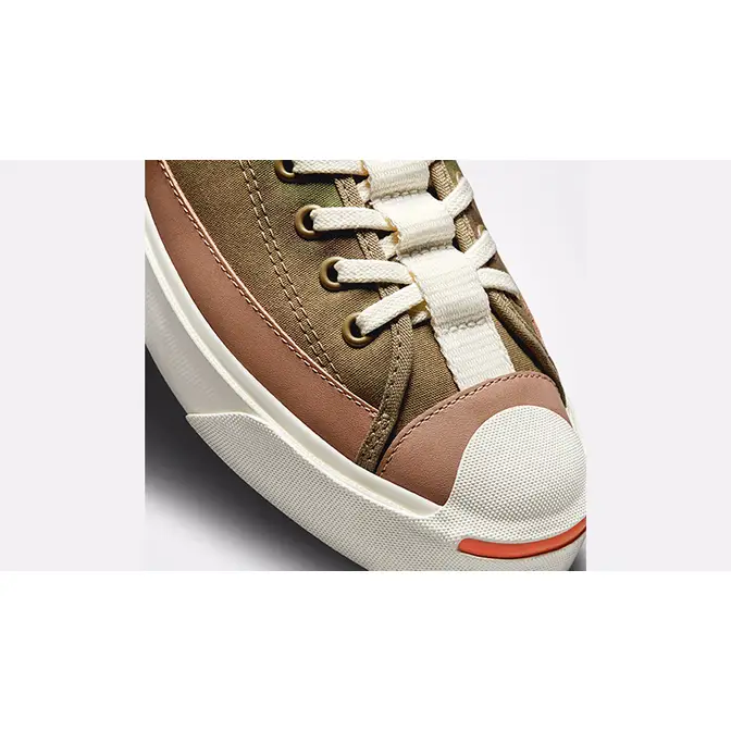 C-020 Smoke Pearl Frost Gray Converse Run Red Purcell Champagne Tan 173058C toebox