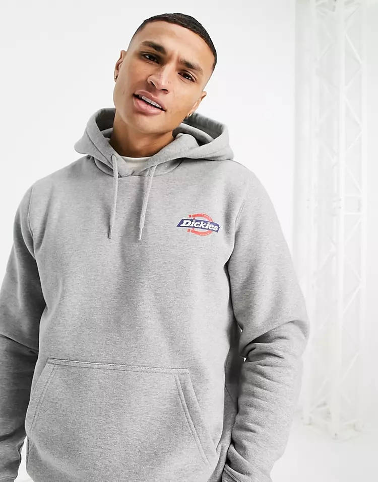 Dickies Ruston Hoodie Grey Detail