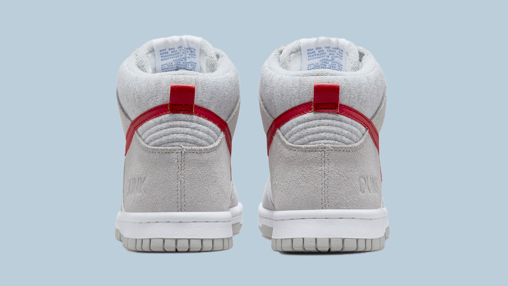 Nike Dunk High Athletic Club Grey Red Nike Dunk High Athletic Club Grey Red