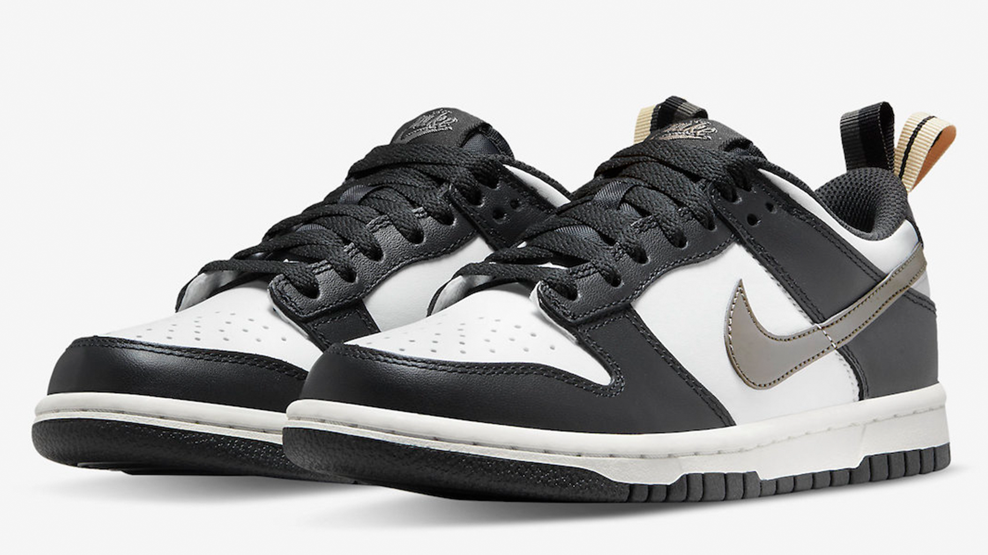 Nike Dunk Low GS Pull Tabs Black White