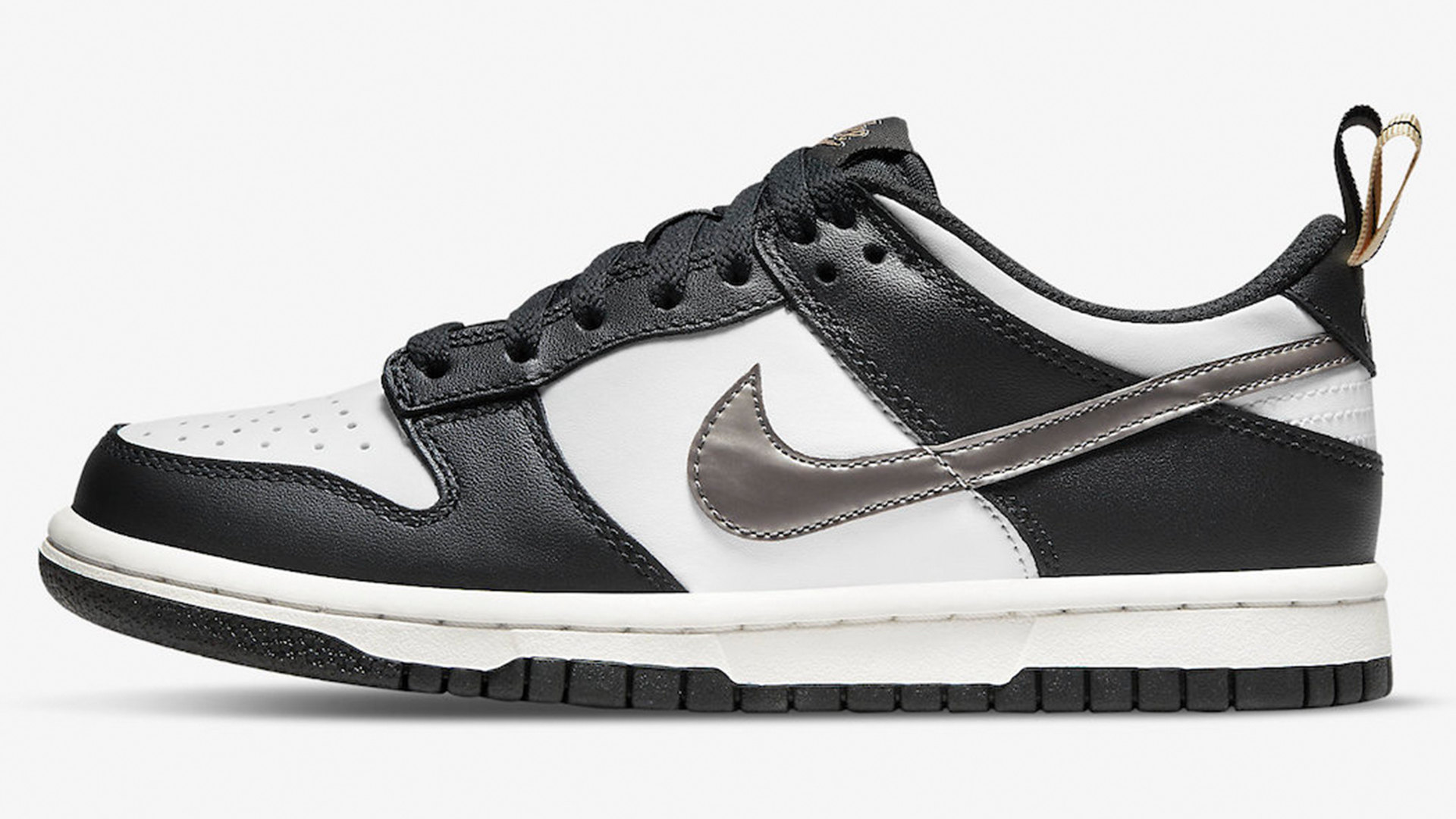 Nike Dunk Low GS Pull Tabs Black White