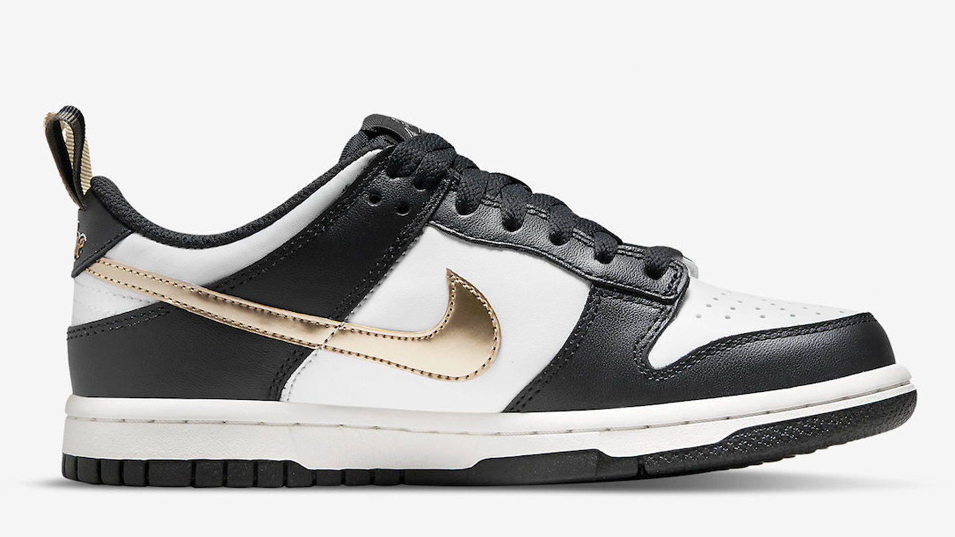 Nike Dunk Low GS Pull Tabs Black White