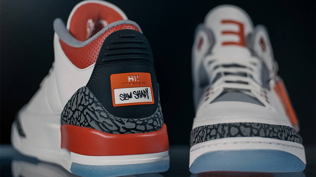 Eminem x Air Jordan 3 Slim Shady Front