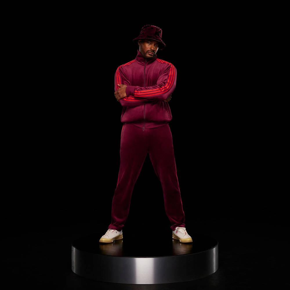 IVY PARK x adidas Velour Joggers Cherry Wood The Sole Supplier