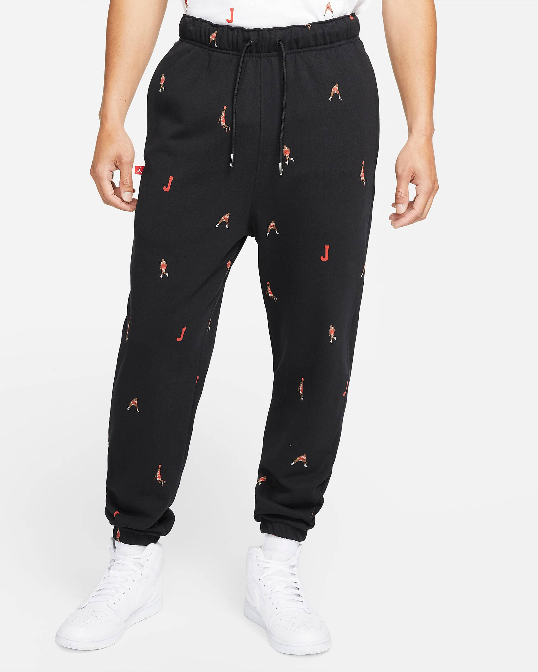 Jordan Essentials Printed Fleece Trousers DH3519-010