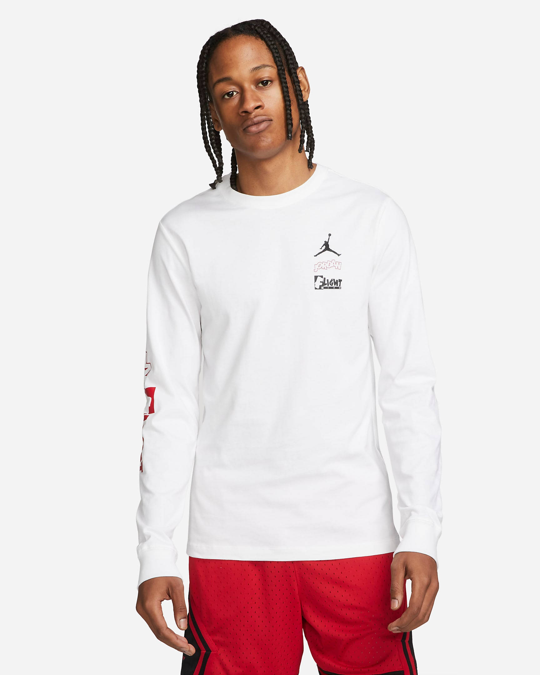 Air jordan 12 international flight long sleeve clearance shirt