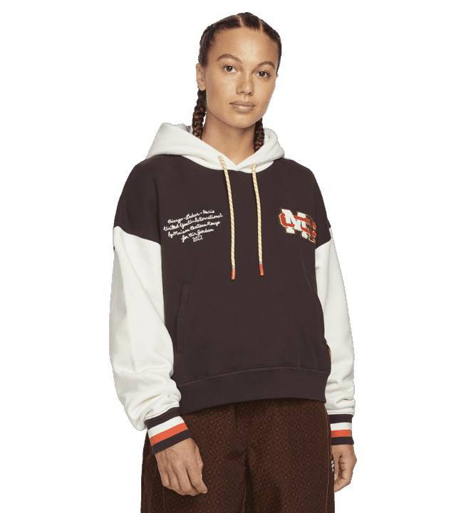 Jordan x Maison Chateau Rouge Fleece Top Brown White