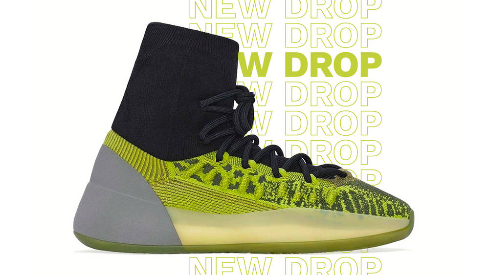 Image via adidas Yeezy Basketball Knit "Energy Glow"