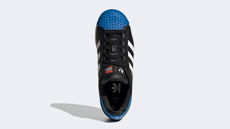 LEGO x adidas Superstar Black White Navy GY3324 middle