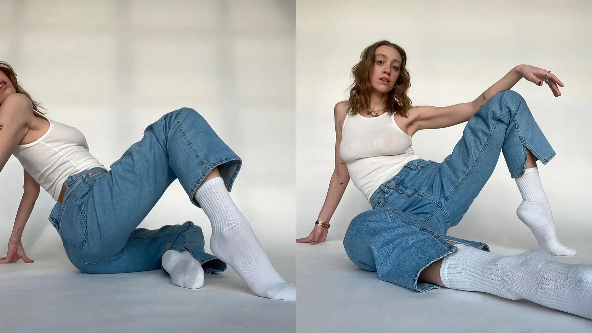 Denim & Co. Regular Comfy Knit Air Pull On Wide Leg Jeans