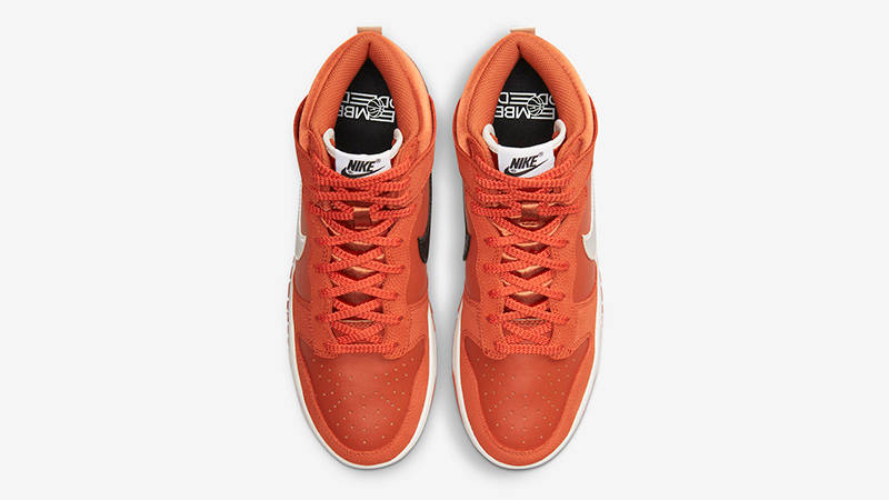 NBA x Nike Dunk High EMB Brown DH8008-800 Top