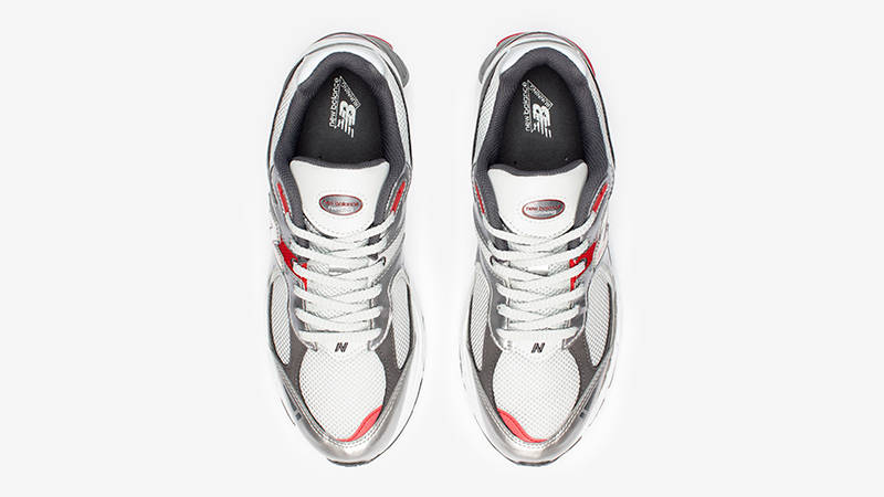 New Balance 2002R Silver Red M2002RLB Top