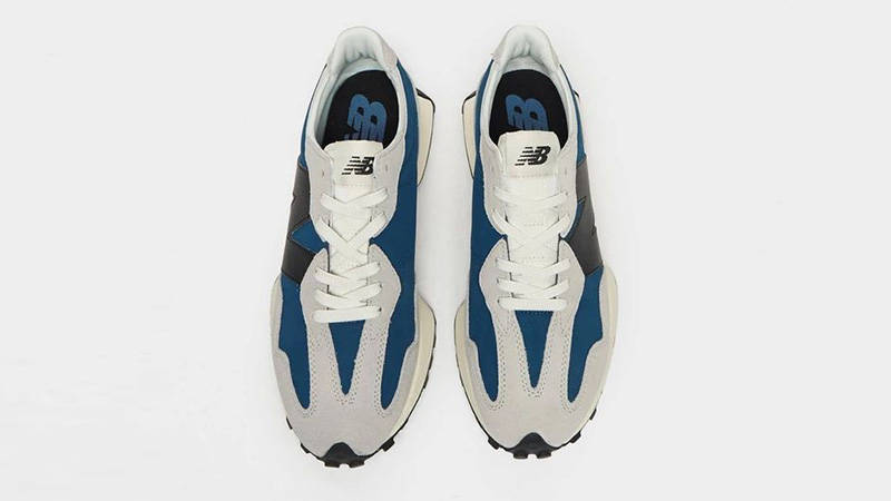 New Balance 327 Grey Navy Black middle